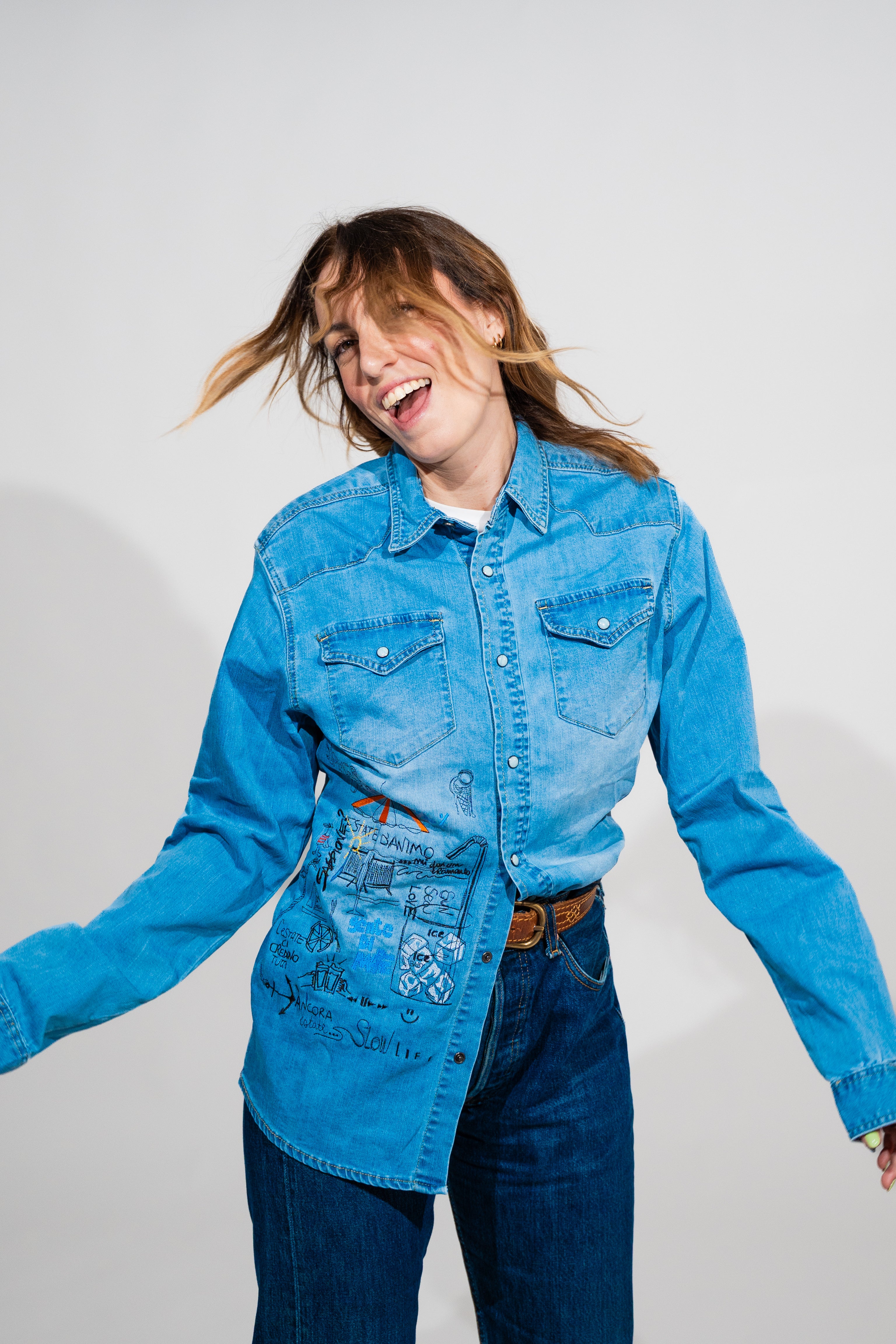 CAMICIA DENIM MURALES
