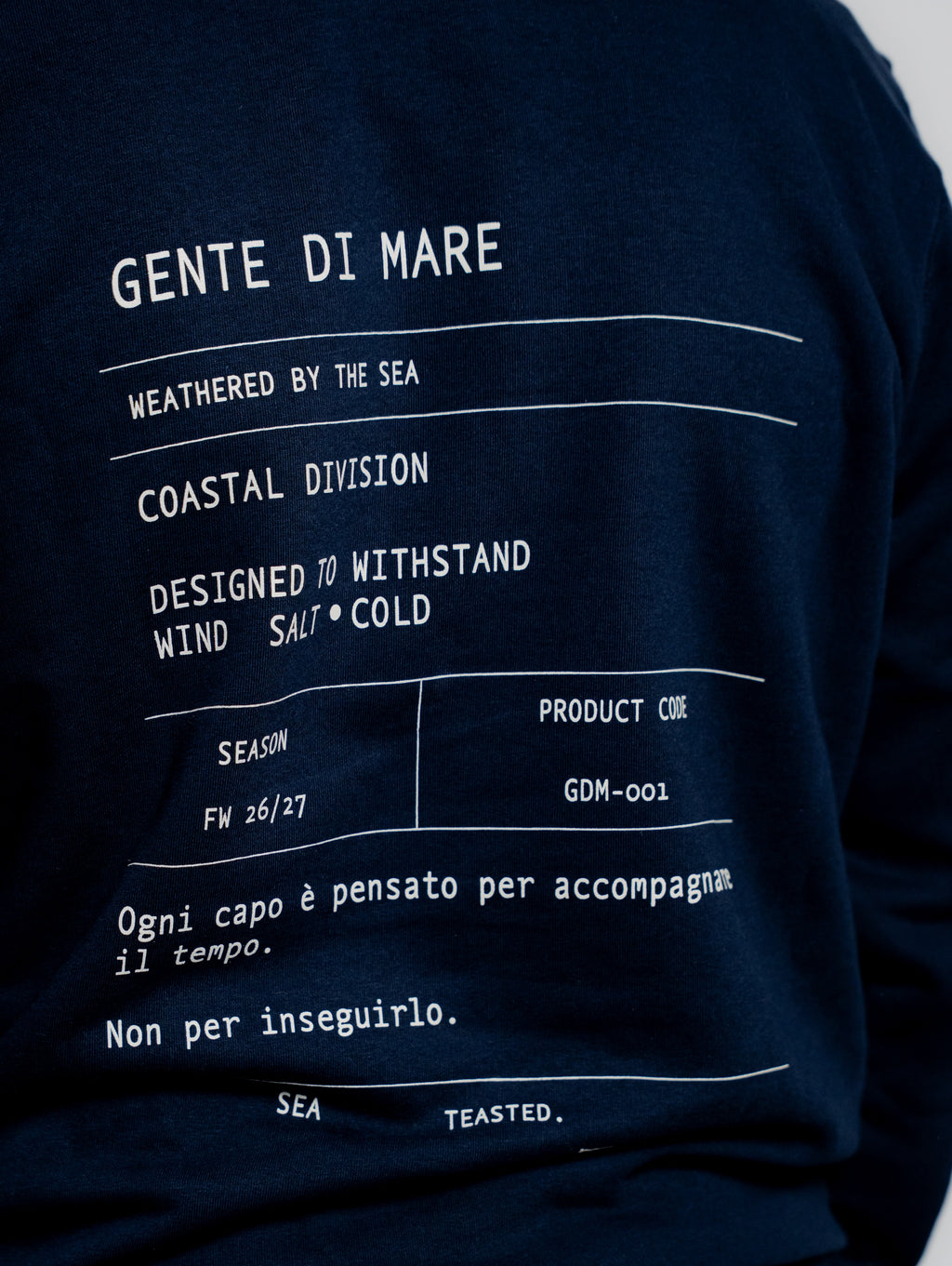 FELPA CAPPUCCIO PATCH