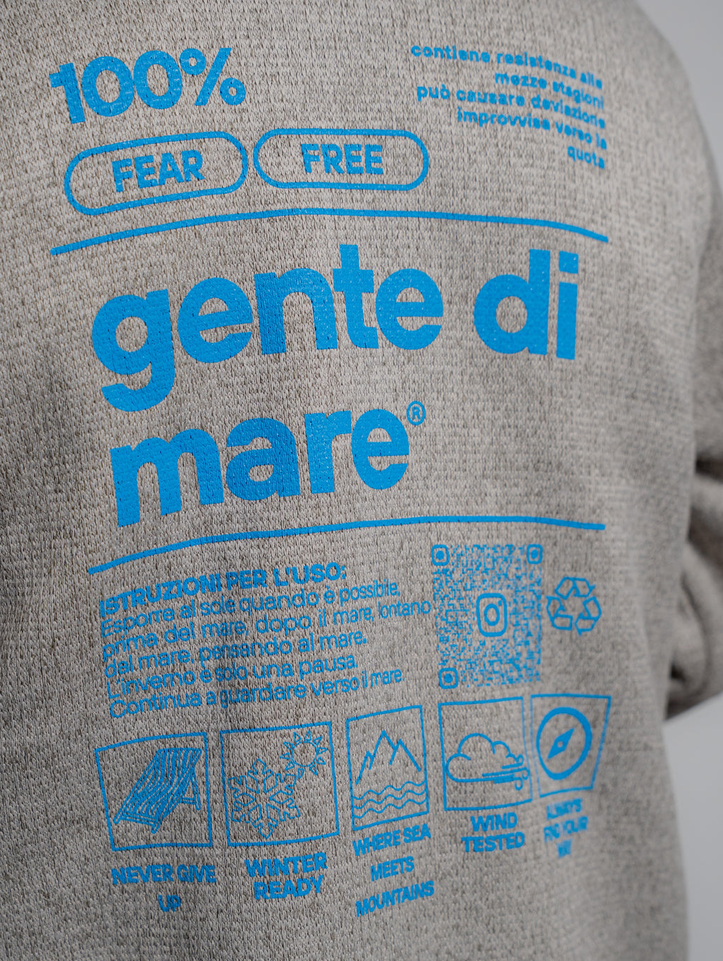 GIACCA IN MAGLIA FELPATA - zip e cappuccio