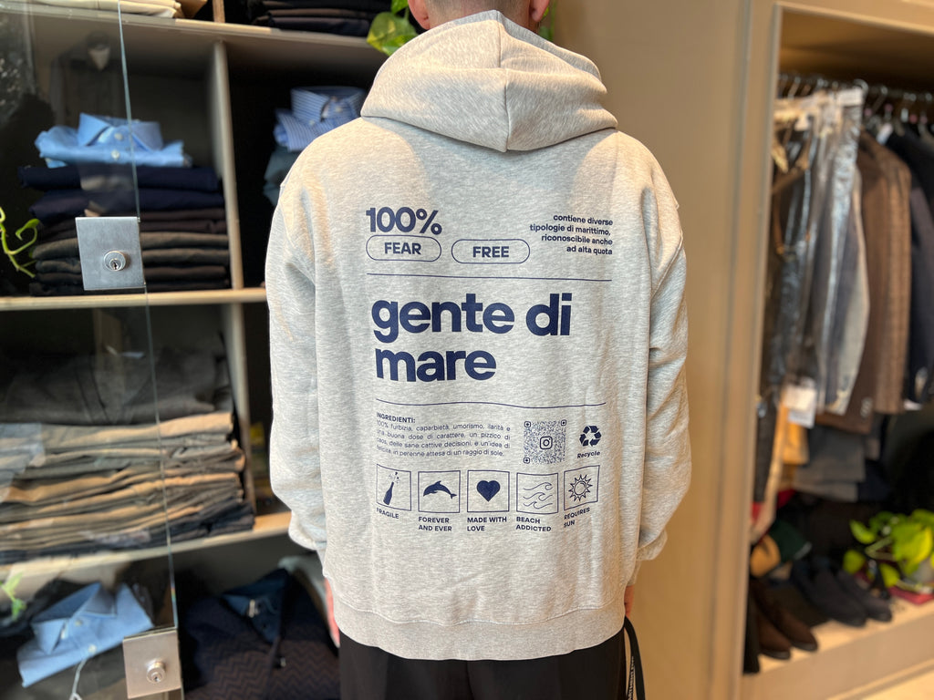 Felpa con cappuccio - GRIGIO MELANGE