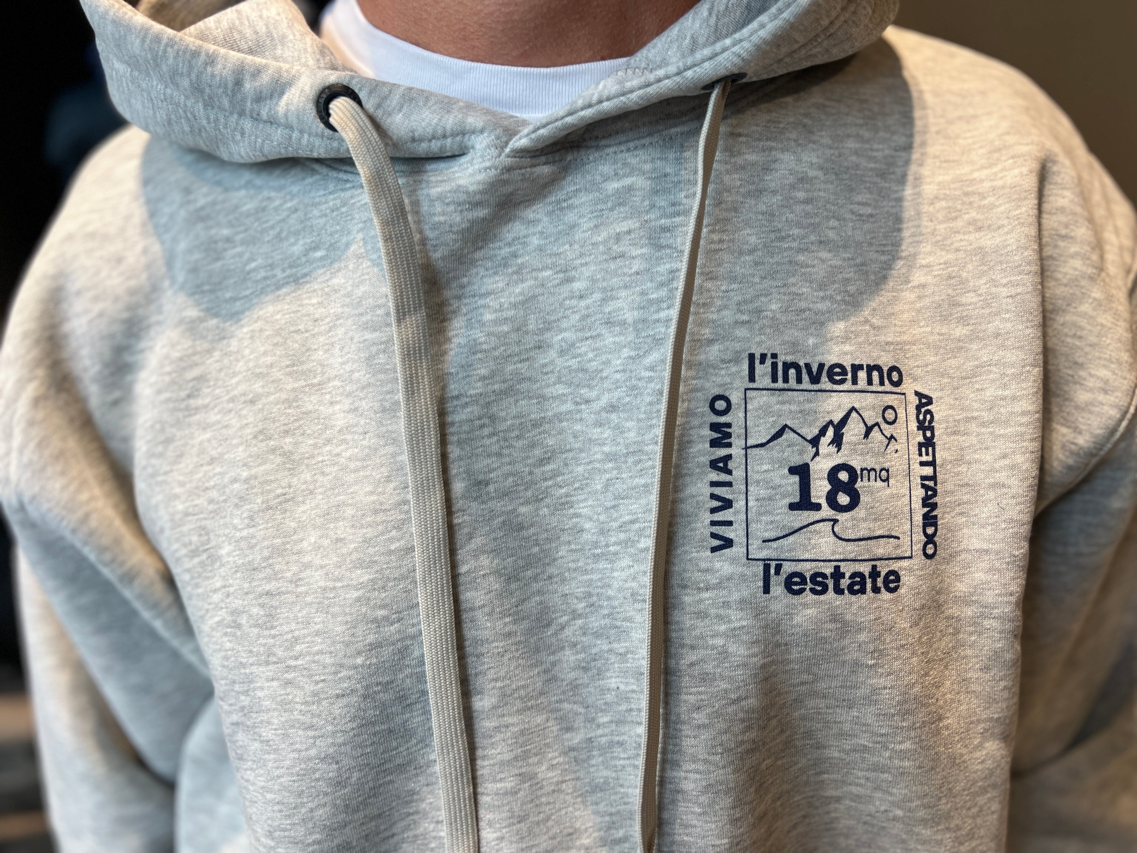 Felpa con cappuccio - GRIGIO MELANGE