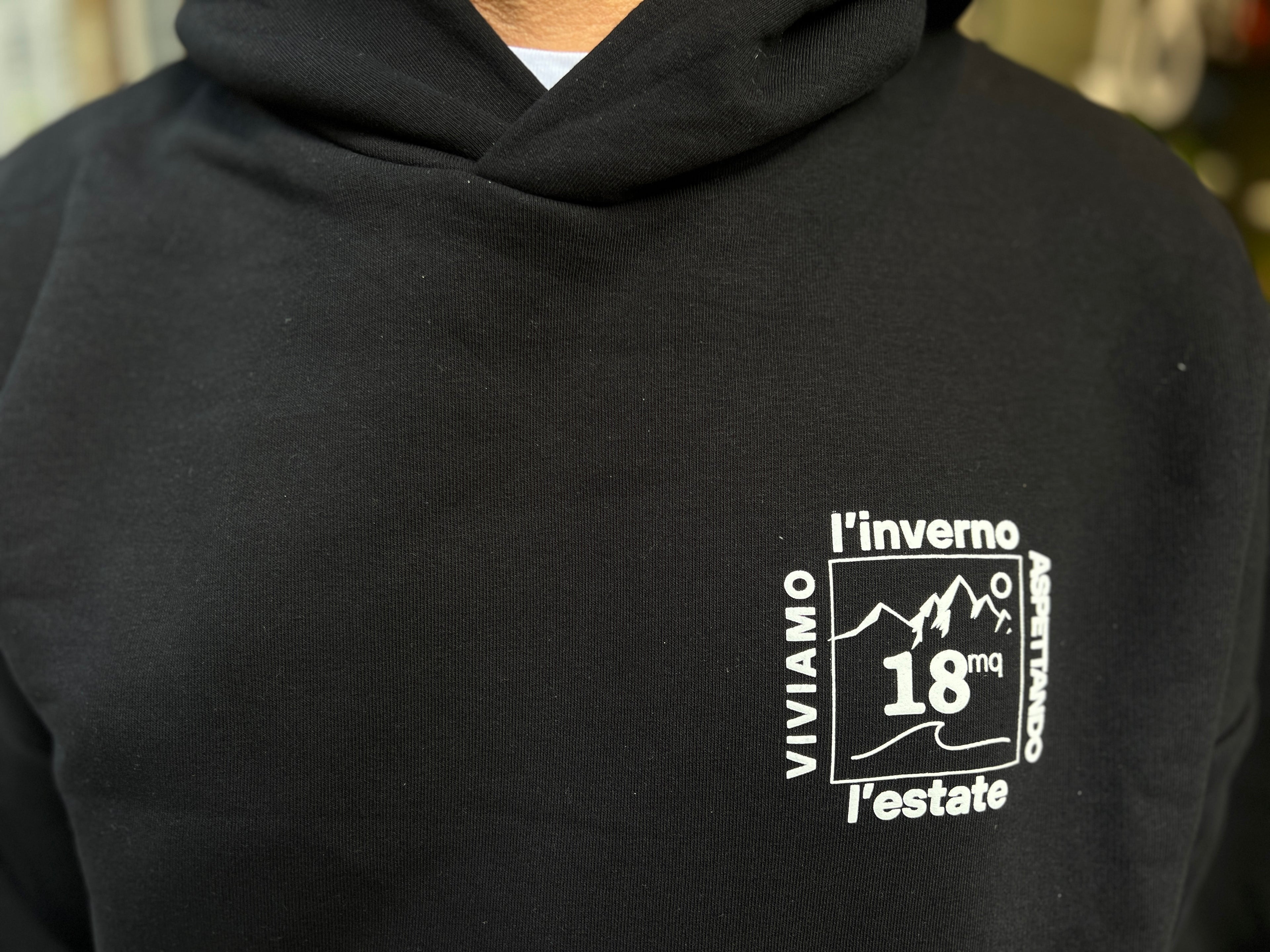 Felpa con cappuccio - NERA