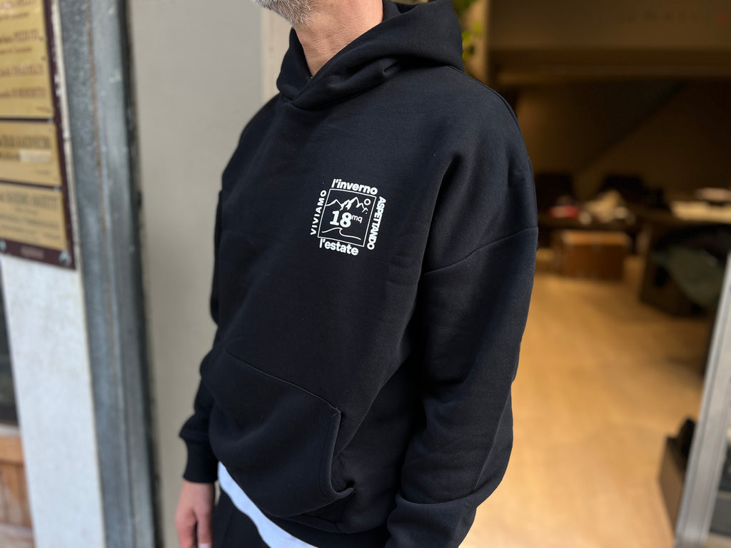 Felpa con cappuccio - NERA