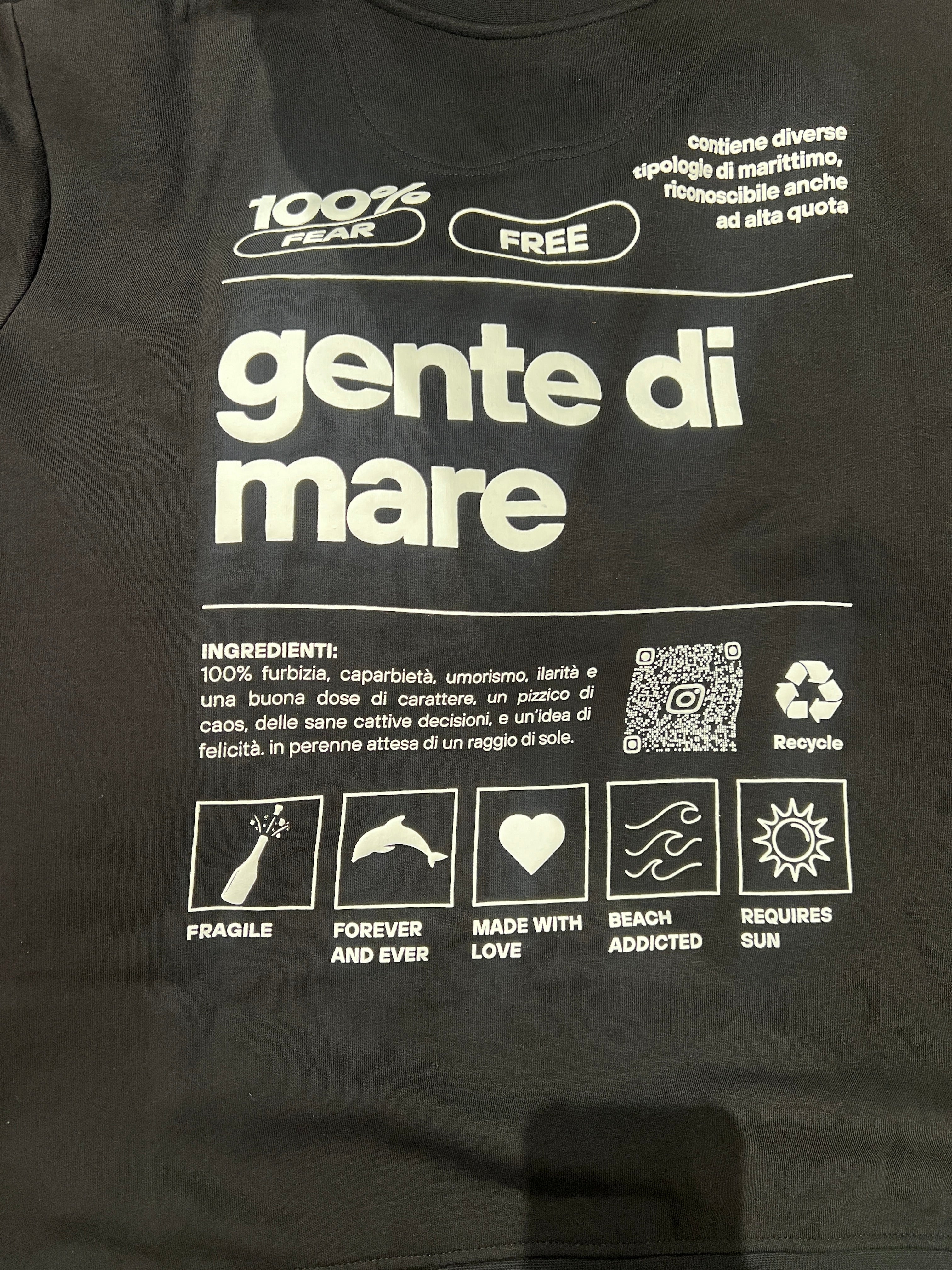 FELPA GIROCOLLO - NERO