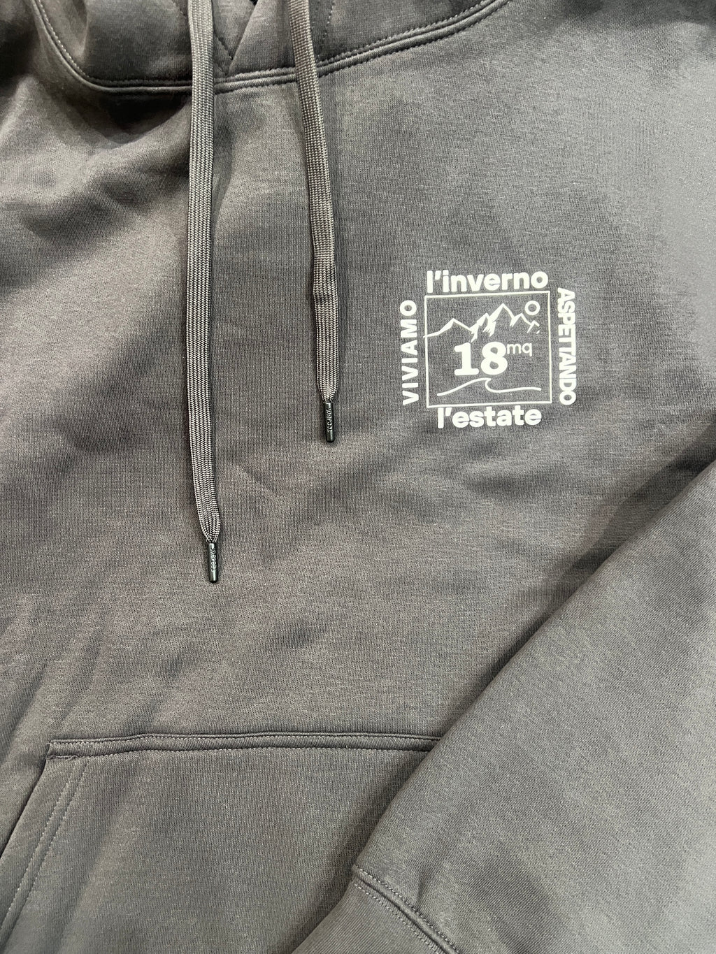 Felpa con cappuccio - PIOMBO